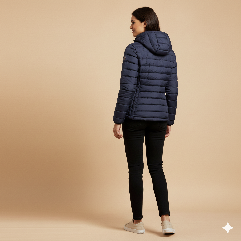 Women’s Lightweight Puffer Jacket Deep Indigo